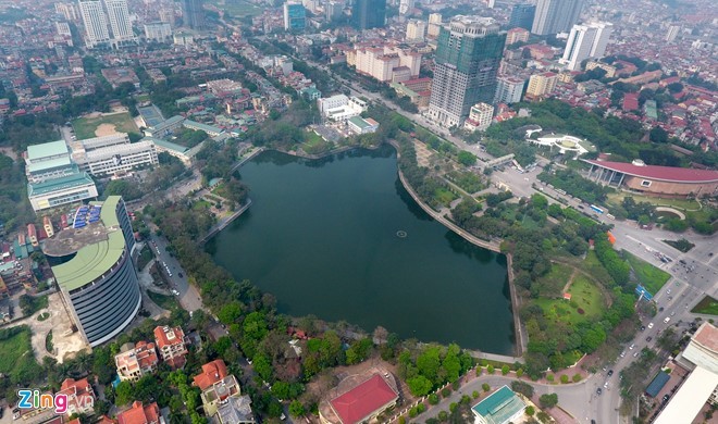 Một dự án chung cư cạnh hồ Nghĩa Đô được chào bán với mức giá từ 60 triệu đồng/m2.