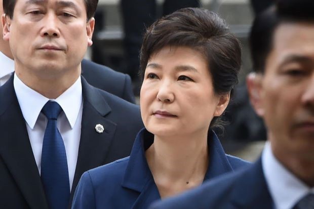 Cựu Tổng thống Park Geun Hye sẽ chính thức bị truy tố hôm nay. Ảnh: AFP.