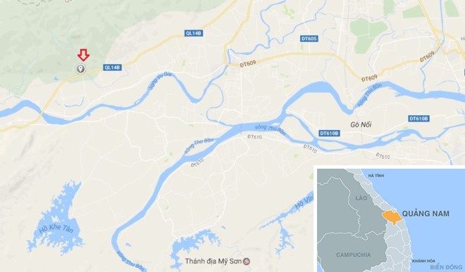 Khu vực Thác Mơ (xã Đại Đồng), nơi vụ đuối nước xảy ra.