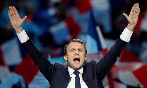 Tân Tổng thống Pháp Emmanuel Macron. Ảnh: Reuters
