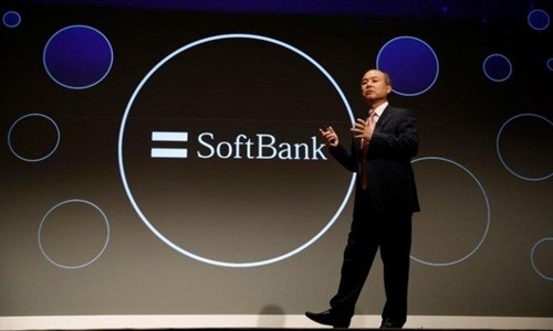 Chủ tịch Softbank - Masayoshi Son trong một sự kiện hồi tháng 2. Ảnh: Reuters