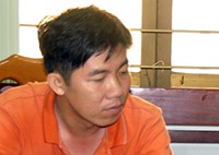 Cao Quốc Phong tại cơ quan điều tra.