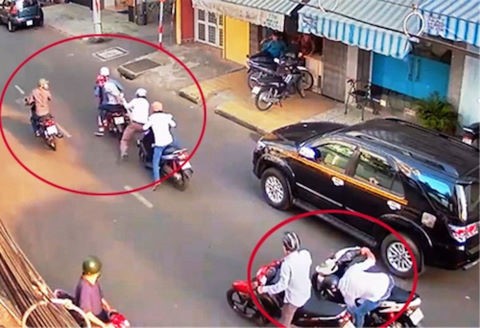 Trích xuất camera điều tra 2 vụ đánh người, cướp xe ở Sài Gòn