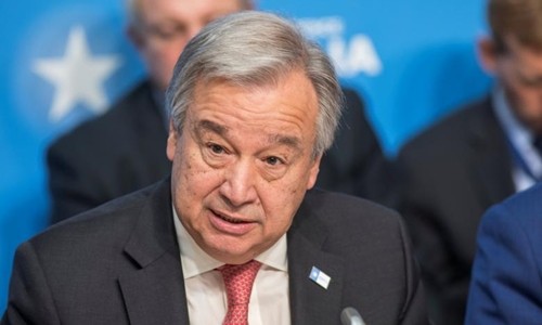 Tổng thư ký Liên Hợp Quốc Antonio Guterres. Ảnh: Reuters