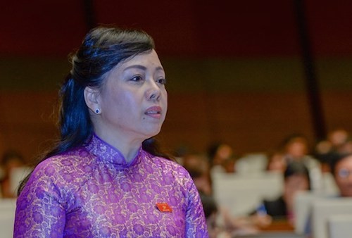 Bộ trưởng Y tế Nguyễn Thị Kim Tiến sẽ là một trong số 4 vị Bộ trưởng đăng đàn trả lời chất vấn tại kỳ họp thứ 3, Quốc hội khoá 14. Ảnh: Quochoi.vn