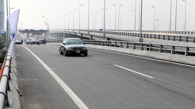 Đường cao tốc Cầu Giẽ - Ninh Bình, một trong những đoạn cao tốc Bắc - Nam phía Đông đã hoàn thành