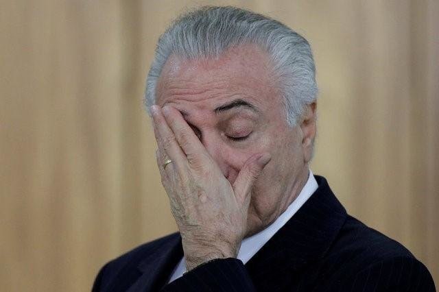Tổng thống Brazil Michel Temer - Ảnh: Reuters