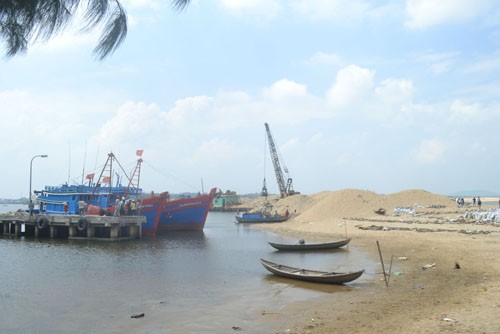 Xuất khẩu cát nhiễm mặn (ảnh minh hoạ)