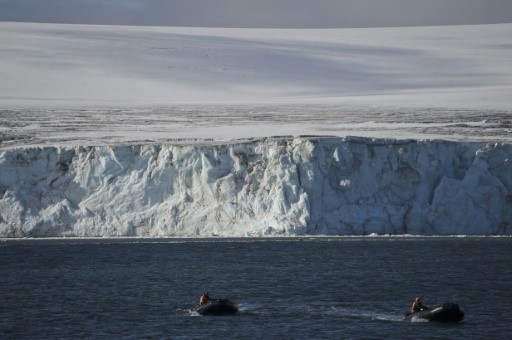 Nam Cực là một trong những vùng nóng lên nhanh nhất thế giới. Ảnh: Pinterest.
