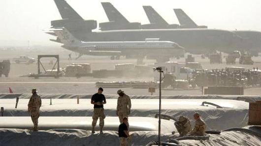 Căn cứ Al Udeid của Mỹ tại Doha. Ảnh: CNBC