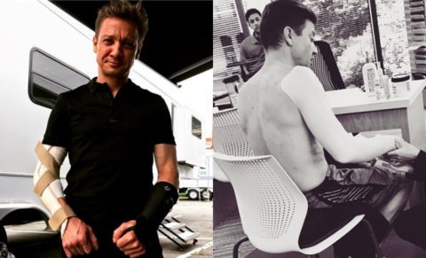 Ngôi sao 'Avengers' Jeremy Renner gãy cả hai tay khi đóng phim