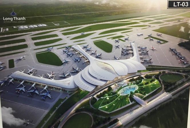 Một trong 3 phương án thiết kế Sân bay Long Thành được lựa chọn