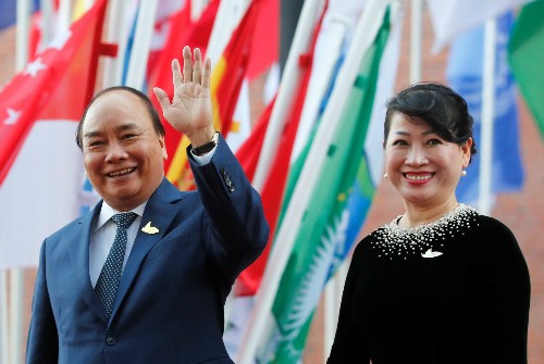 Thủ tướng Nguyễn Xuân Phúc và phu nhân dự Hội nghị G20 tại Đức. 