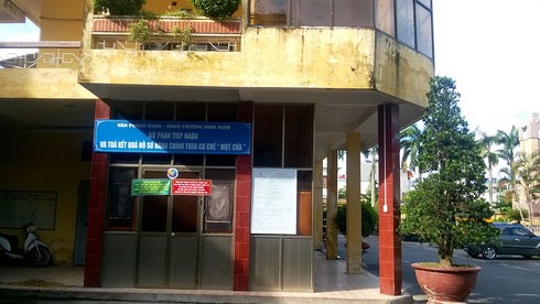 Trụ sở UBND phường Vĩnh Niệm bị "bỏ trống" trong giờ làm việc buổi chiều ngày 14/7