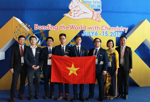 4 học sinh Việt Nam tham dự Olympic Hóa học quốc tế 2017. 