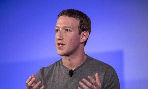 Nhà sáng lập kiêm CEO Facebook - Mark Zuckerberg. Ảnh: Bloomberg