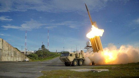 Một tên lửa THAAD được phóng thành công tại Mỹ - Ảnh: Reuters