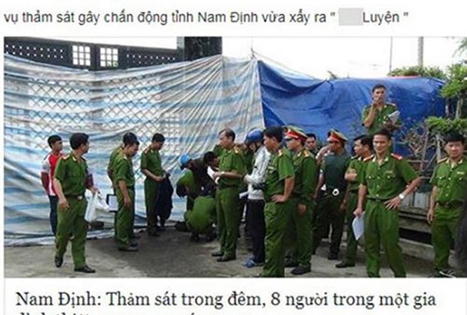 Kẻ tung tin “thảm án 8 người chết ở Nam Định” khai gì?