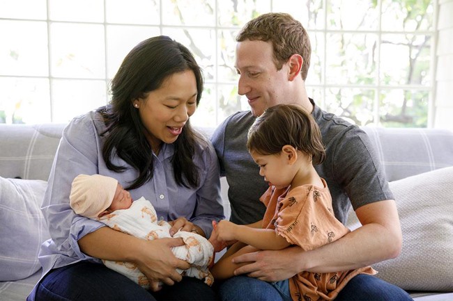Ông chủ Facebook viết thư gửi con gái thứ hai vừa chào đời