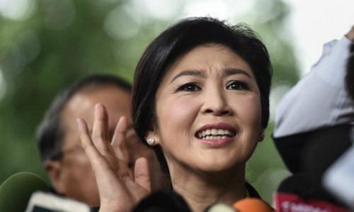 Cựu thủ tướng Thái Lan Yingluck. Ảnh: AFP.
