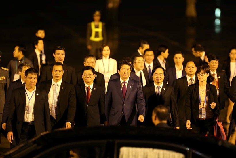 APEC2017: Thủ tướng Nhật Bản và Tổng thống Chile đã có mặt tại Đà Nẵng