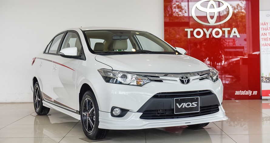 Mẫu Toyota Vios TRD giảm gần 60 triệu.