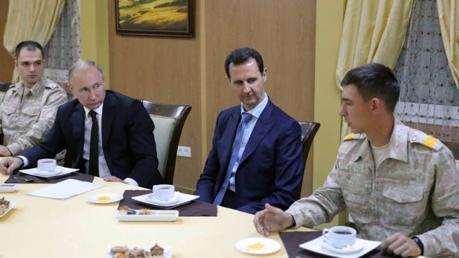 Tổng thống Nga Putin hội kiến Tổng thống Syria Bashar al-Assad