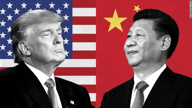 Tổng thống Mỹ Donld Trump và Chủ tịch Trung Quốc Tập Cận Bình