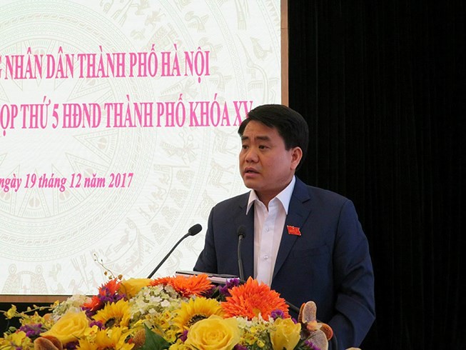 Chủ tịch TP Hà Nội Nguyễn Đức Chung. Ảnh: PLO