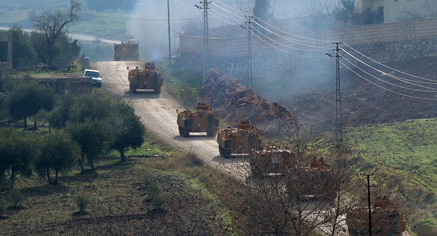 Chiến sự Syria: Xe tăng Thổ Nhĩ Kỳ tiến vào Afrin yểm trợ cho SAF