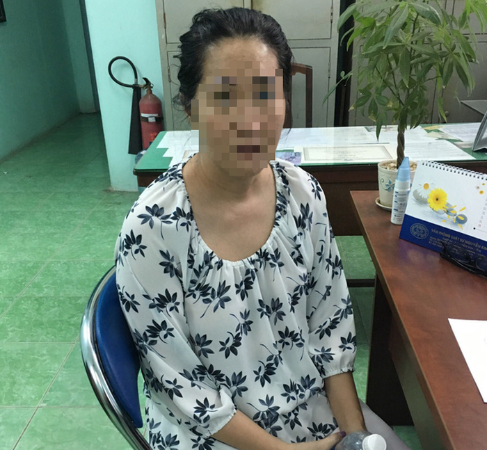 Đối tượng Trương Thanh Hương - thủ phạm vụ bắt cóc hai bé gái. 
