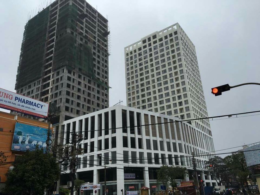 Tòa nhà Nam Định Tower-nơi xảy ra sự việc.