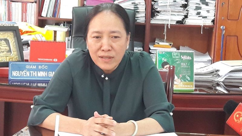 Bà Nguyễn Thị Minh Giang, Giám đốc Sở GD&ĐT Kiên Giang. Ảnh: Vietnamnet