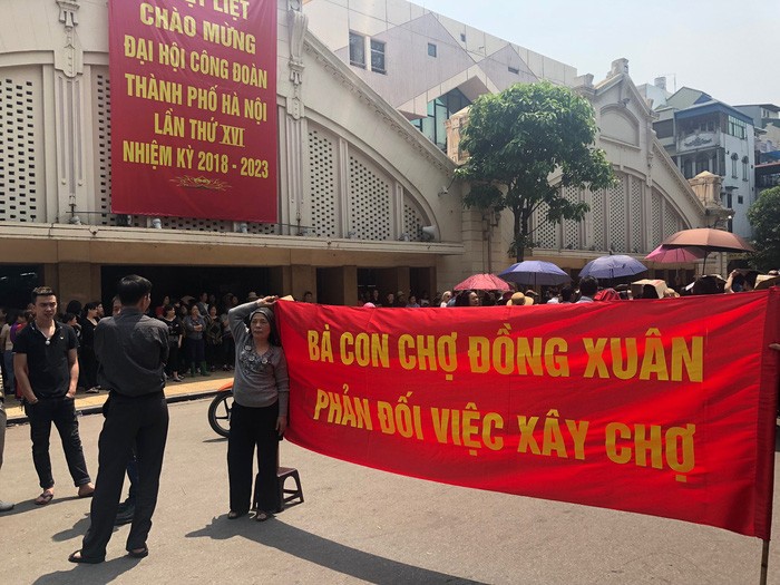 Quận Hoàn Kiếm khẳng định không có chuyện xây lại chợ Đồng Xuân