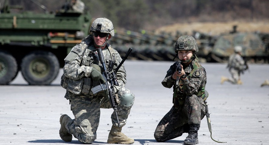 Bất chấp yêu cầu của Tổng thống Trump, Lầu Năm Góc chưa có ý định rút quân khỏi Hàn Quốc