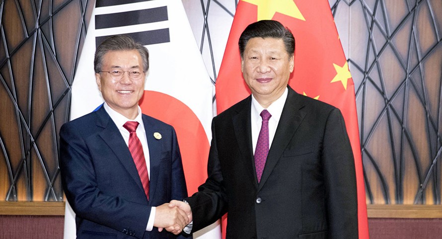 Lãnh đạo Trung-Hàn cam kết hợp tác để đạt được hiệp ước hòa bình trên bán đảo Triều Tiên