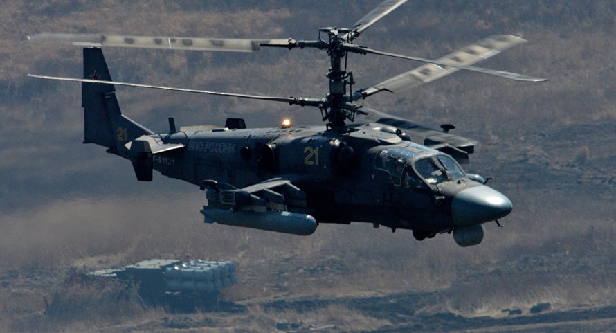 Máy bay trực thăng của Nga rơi tại miền đông Syria 
