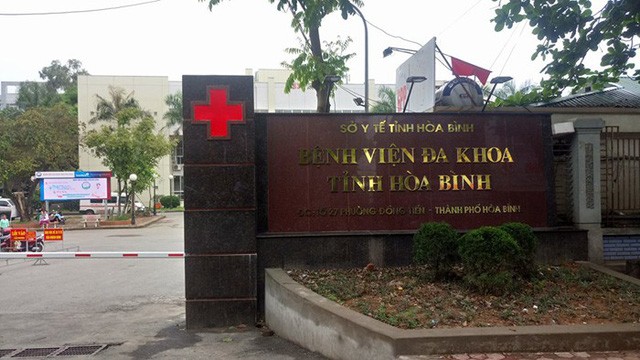 Bệnh viện Đa khoa tỉnh Hòa Bình. Ảnh: Dân trí