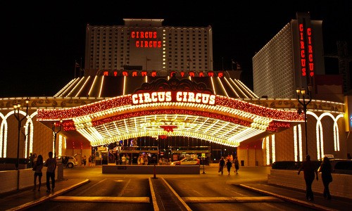 Khách sạn Circus Circus - nơi hai nạn nhân bị phát hiện tử vong..