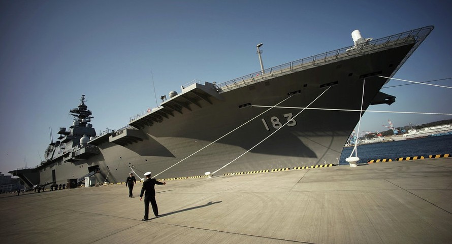 Nhật Bản điều tàu sân bay Kaga tới biển Đông