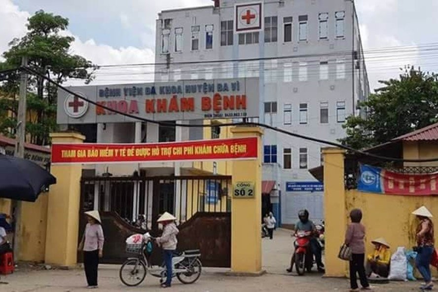 Bệnh viện Đa khoa huyện Ba Vì. Ảnh: VietNamNet