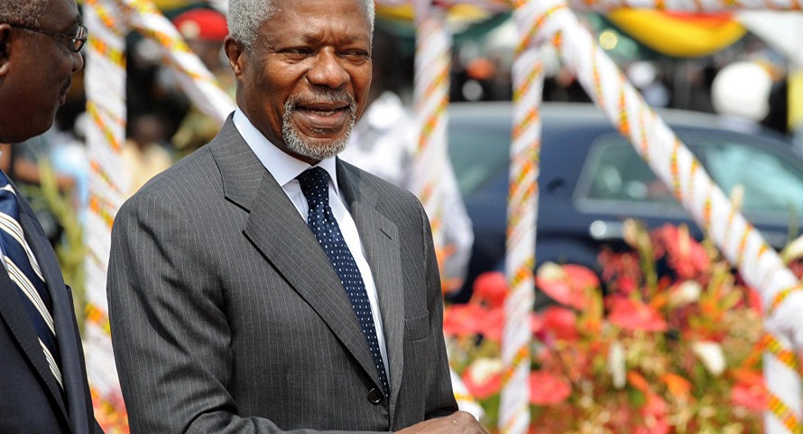 Cựu Tổng thư ký Kofi Annan. Ảnh: Sputnik