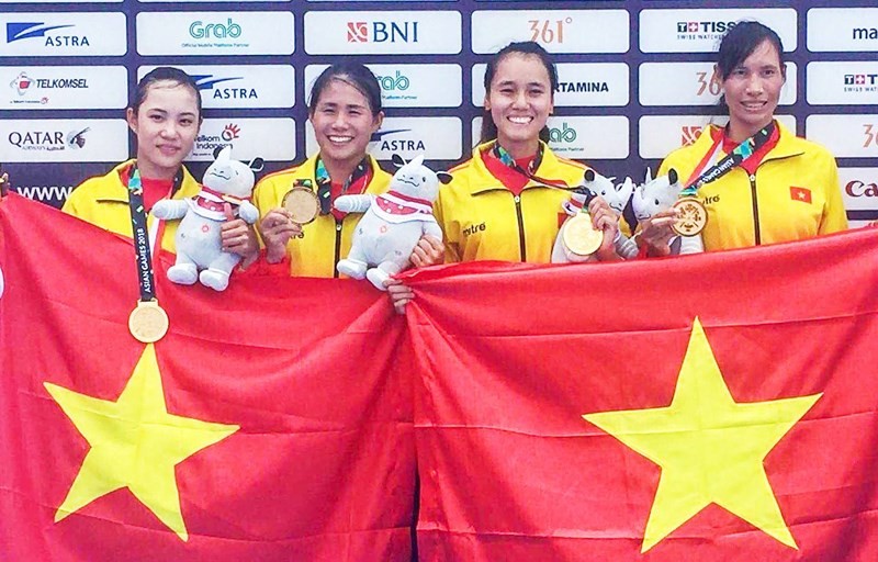 Đội tuyển Rowing Việt Nam chia sẻ cảm xúc sau khi giành được HCV