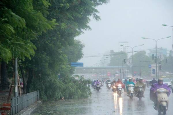 Hà Nội và các tỉnh miền Bắc sẽ có mưa to trong ngày