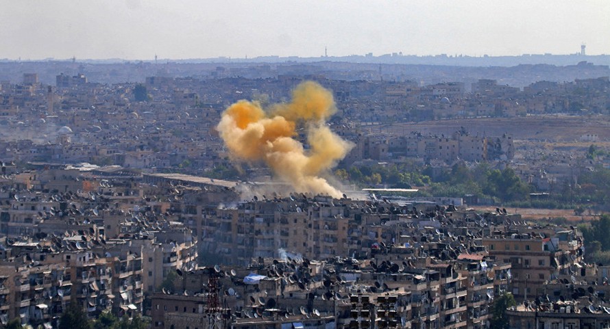 Chiến sự Syria: Khủng bố tấn công hóa học tại Aleppo, quân chính phủ pháo kích đáp trả