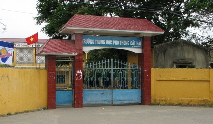 Trường THPT Cát Hải. Ảnh: VietNamNet