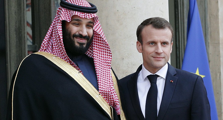 Tổng thống Pháp và Thái tử Arab Saudi trao đổi về vụ nhà báo Khashoggi