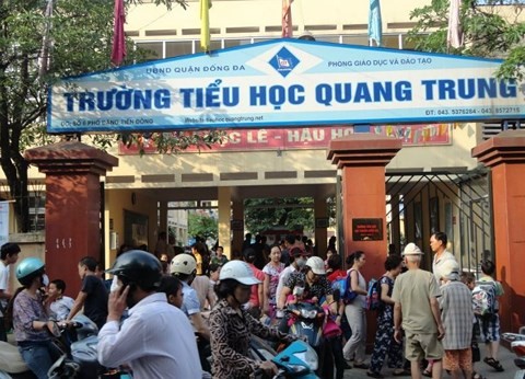 Trường Tiểu học Quang Trung. Ảnh: Infonet 