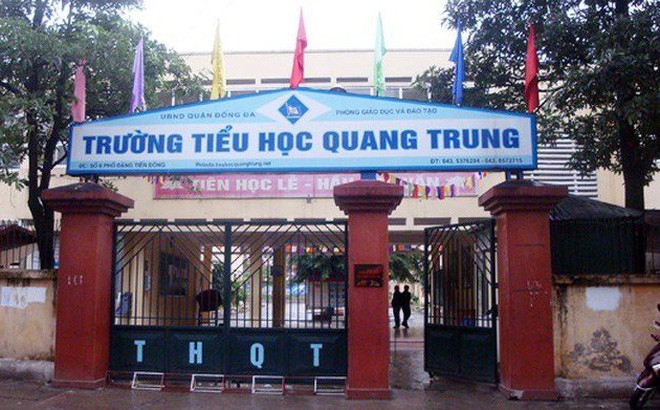Trường Tiểu học Quang Trung. Ảnh: Infonet 