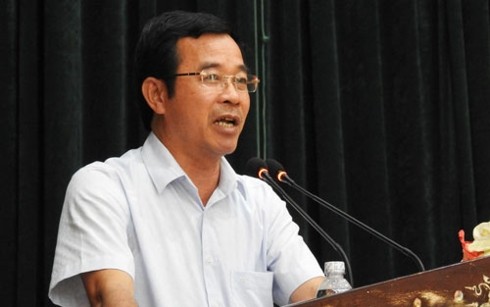 Ông Đàm Quang Hưng, Chủ tịch UBND quận Liên Chiểu.